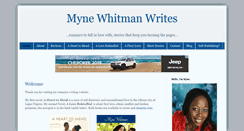 Desktop Screenshot of mynewhitmanwrites.com